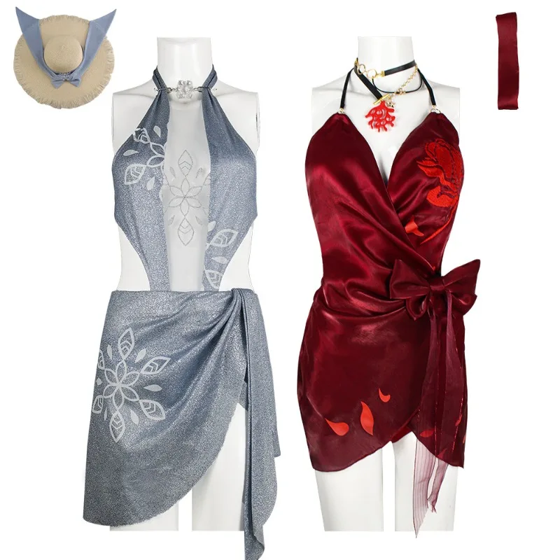 

Naraka: Bladepoint костюмы для косплея костюм Gu Qinghan/Ning HongYe летний купальник Косплей Костюм Костюмы на Хэллоуин для женщин