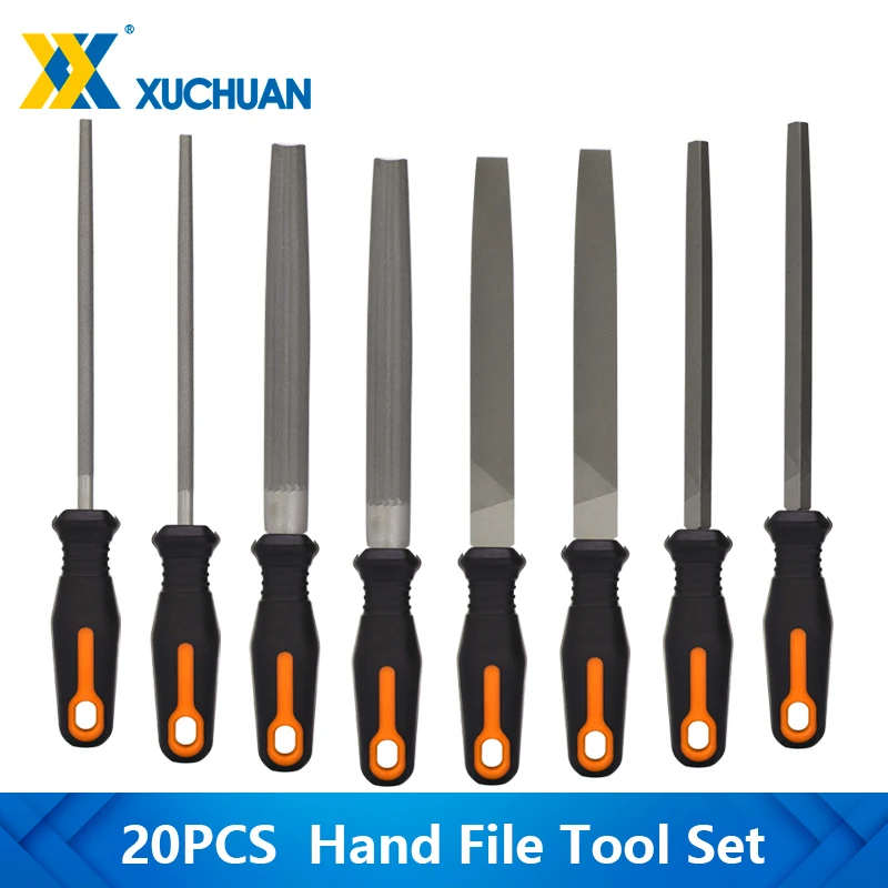 20pcs File Tool Assorted Set for Shaping DIY Wood Metal Jewelry Ceramic Crafts Carving Needle File Wood RASP Hand File 