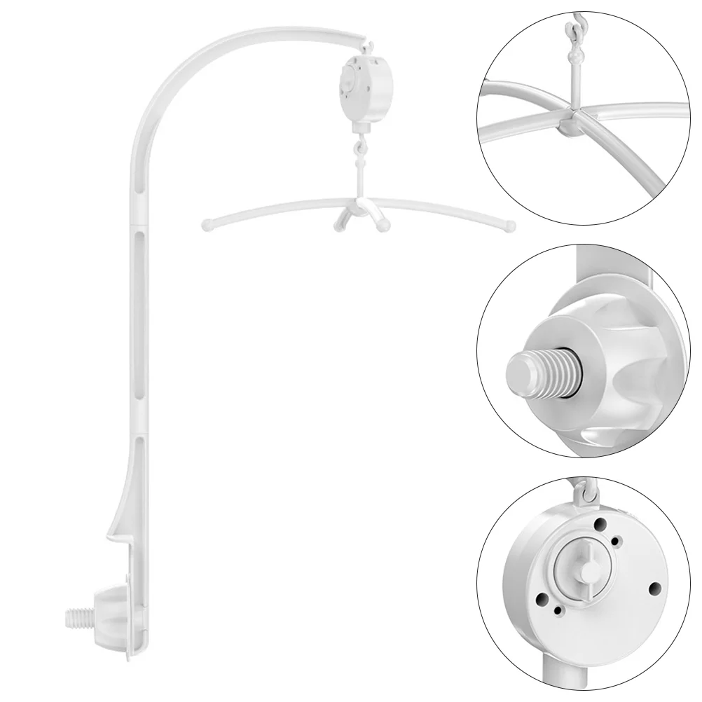 

1 Set Baby Musical Crib Mobile Bracket Infant Bed Decoration Hanging Hook