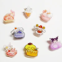 kawaii sanrio kuromi pp clip hello kittys cute cinnamoroll my melody student test paper document material note paper clip girls
