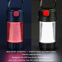 new usb tent light red and white dual light source camping cob led light light outdoor emergency keychain highlight light n1u2