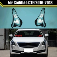 auto case headlamp caps for cadillac ct6 2016 2017 2018 car front headlight lens cover lampshade lampcover head lamp glass shell