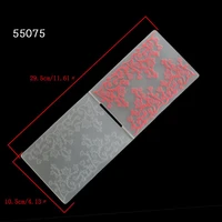flower vine plastic embossing folders background template for diy scrapbooking crafts making photo album card holiday decoration