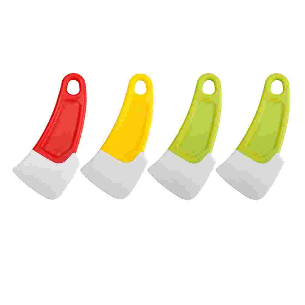 

4Pcs Nonstick Silicone Frying Pan Scraper Cake Pastry Spatulas Mixed color