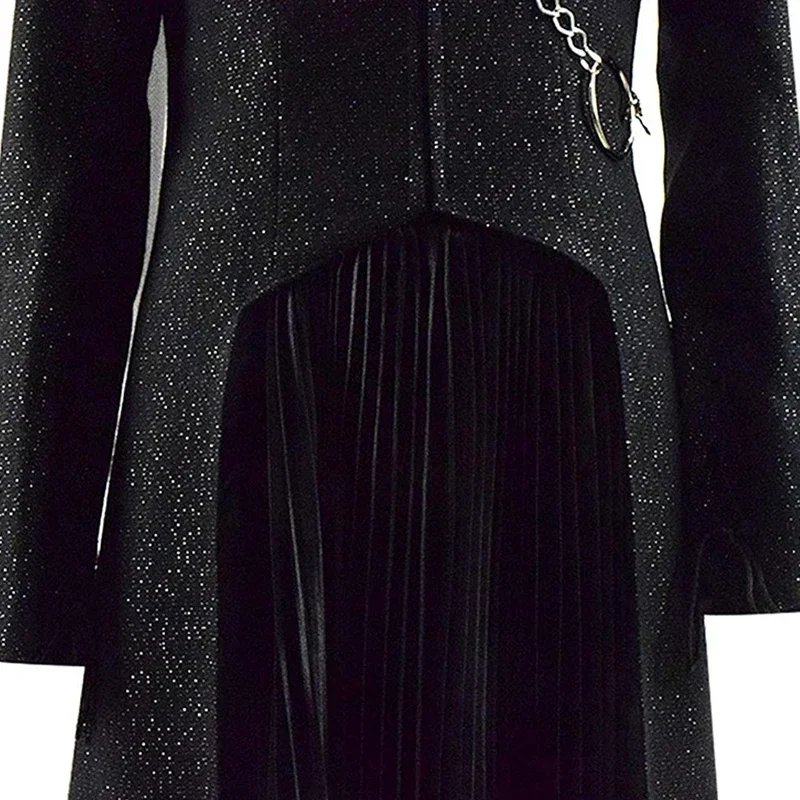 Дейенерис Таргариен Дэни Косплей Средневековье Платье Униформа Черный Наряд