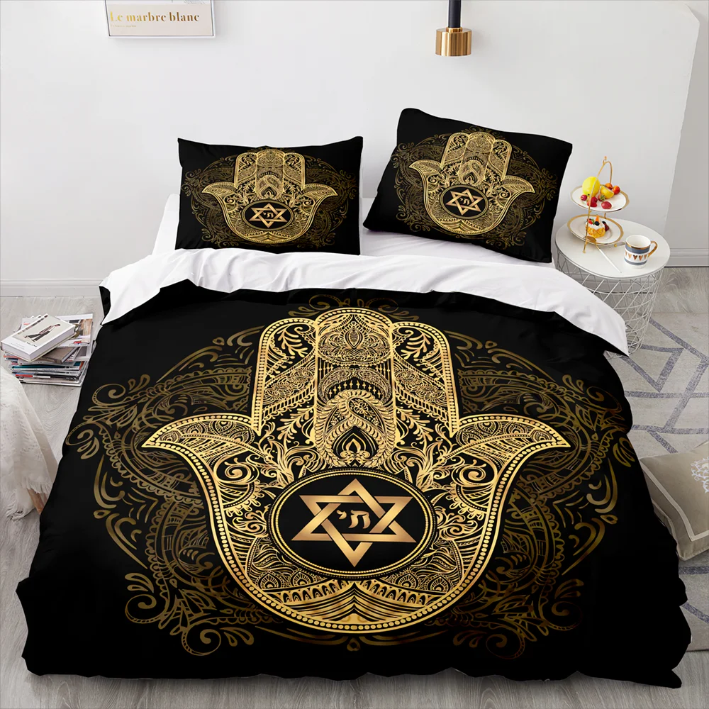 

3D Print Buddha Design Bedding Set Quilt Cover Home Bedroom Decor Queen King Size Duvet Cover Set Pillowcase Bedding Set