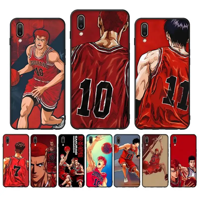 

RuiCaiCa Japan Comic Slam dunk Phone Case Case For Oppo Reno Realme C3 6Pro Cover For vivo Y91C Y17 Y19 Funda Capa