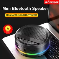 mini portable bluetooth speaker wireless bass column waterproof outdoor speaker support aux tf usb subwoofer stereo loudspeaker