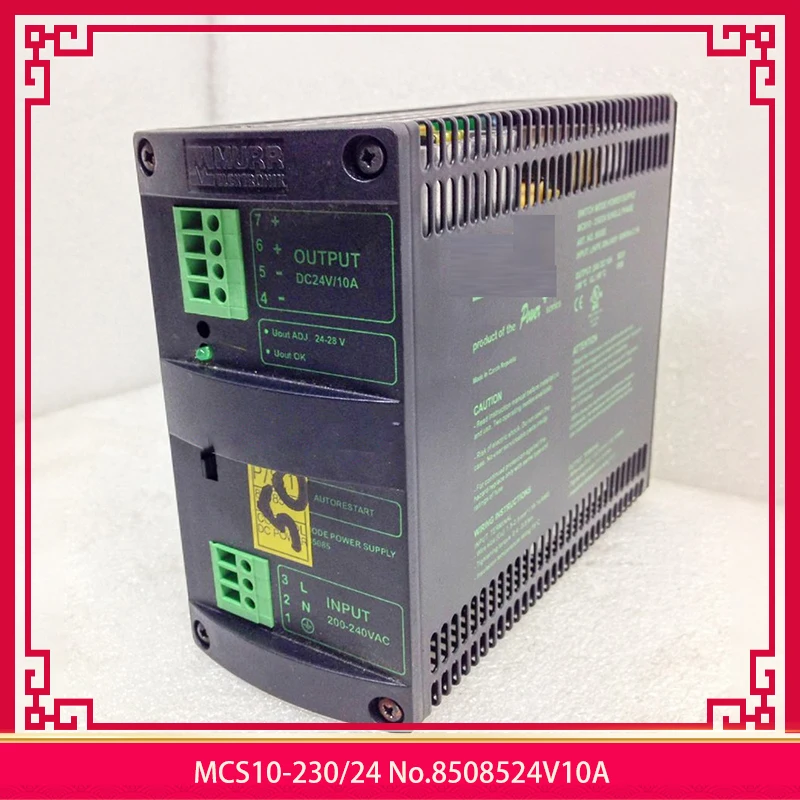 

MCS10-230/24 No.8508524V10A For MURR Industrial Switching Power Supply High Quality Fully Tested Fast Ship