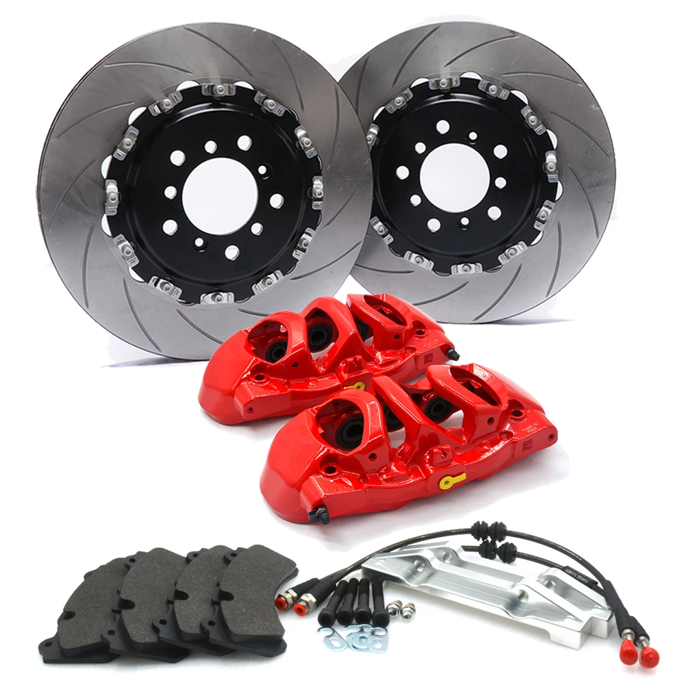 

Best Bargain M6 380*34mm Drilled Disc Rotor With Bracket Pads Hose Brake Set for Volkswagen Passat CC R53 Brake Kit