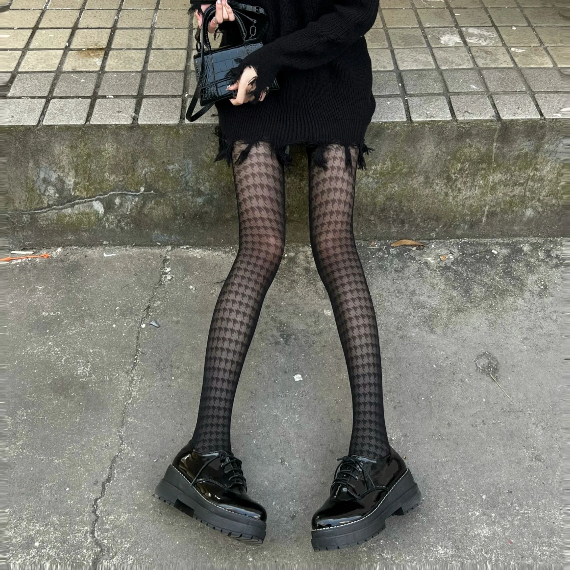 

Sexy Women Pantyhose Tights High Quality Anti-hook Thigh High Stockings Nylon Tights Mesh Fishnet Body Stockings Black Tights
