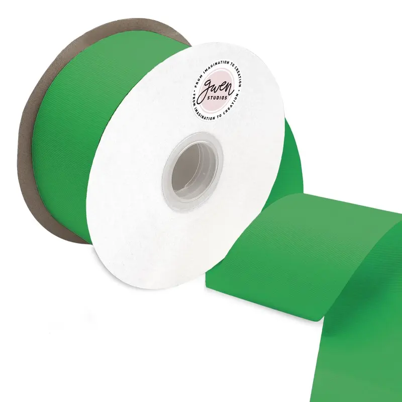

Grosgrain Emerald Green Polyester Ribbon, 150' x 2.5"
