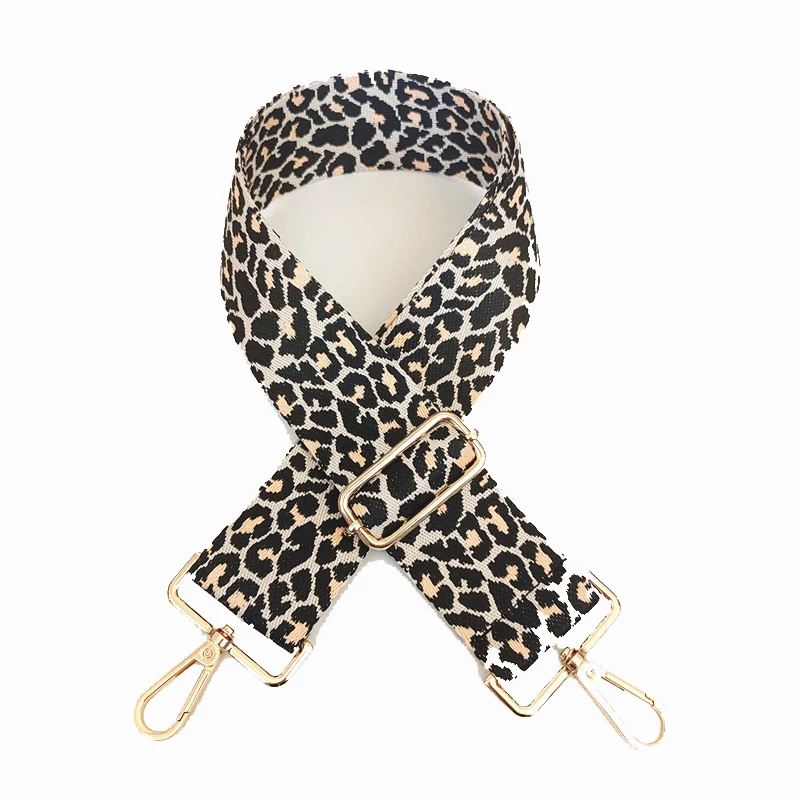 

Leopard Adjustable Bag Strap Nylon Replacement Women Belt For Bags