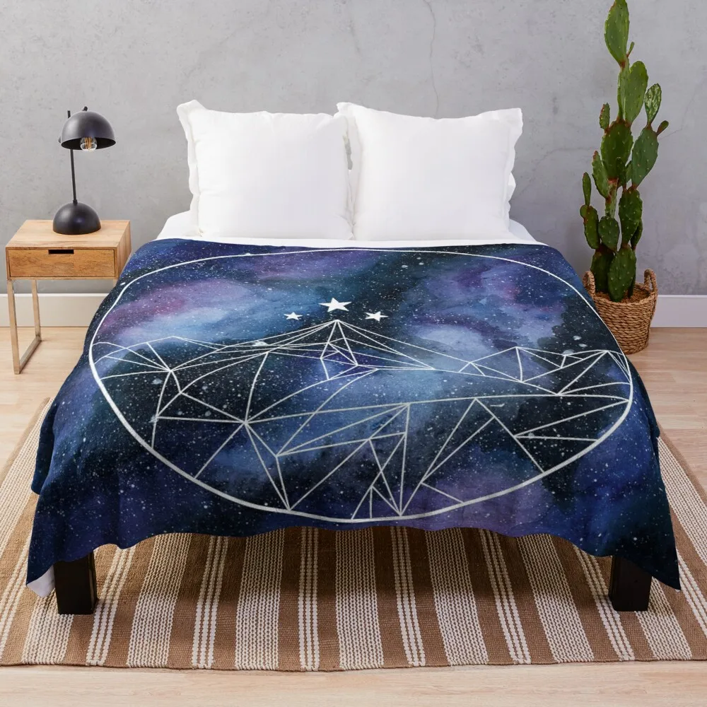 

Night Court Symbol watercolor Throw Blanket decorative blanket throw blanket