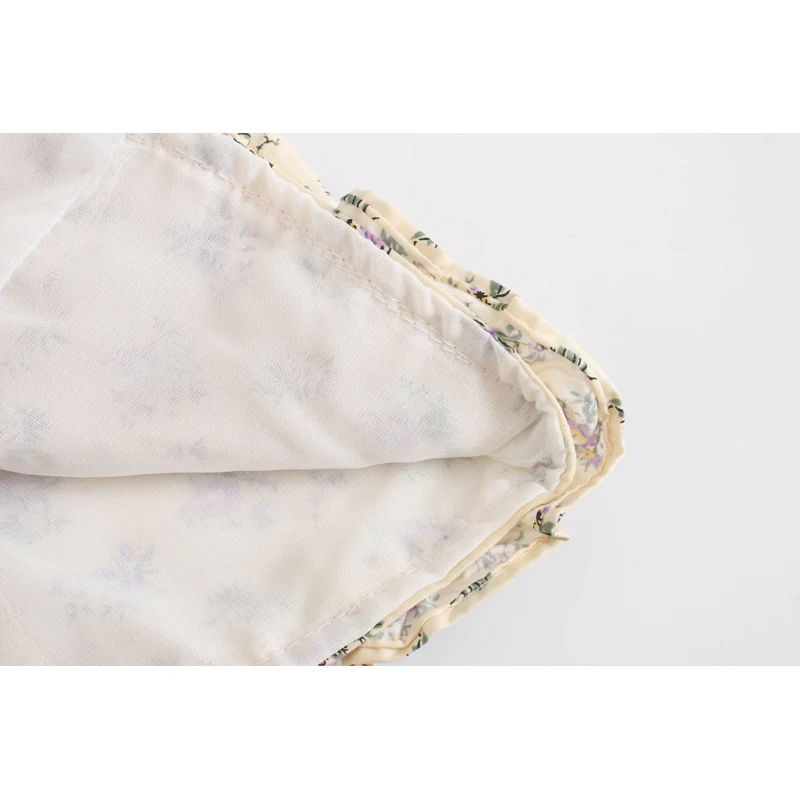 Женская Повседневная Укороченная рубашка SIYANG Стильная Милая с цветочным принтом