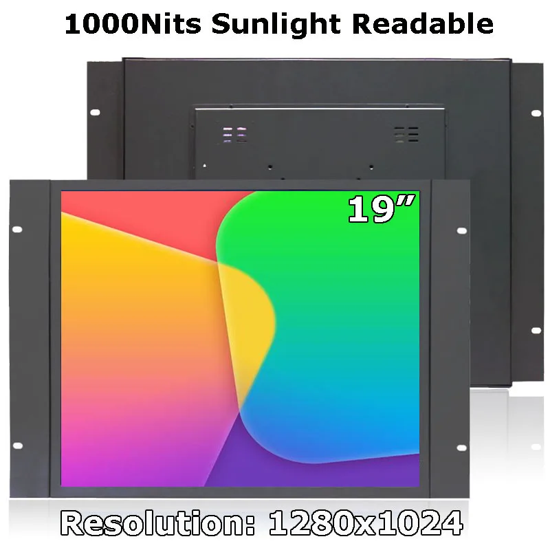 19-дюймовый монитор 1000 нит для наружного использования 1280x1024 с открытой рамкой и