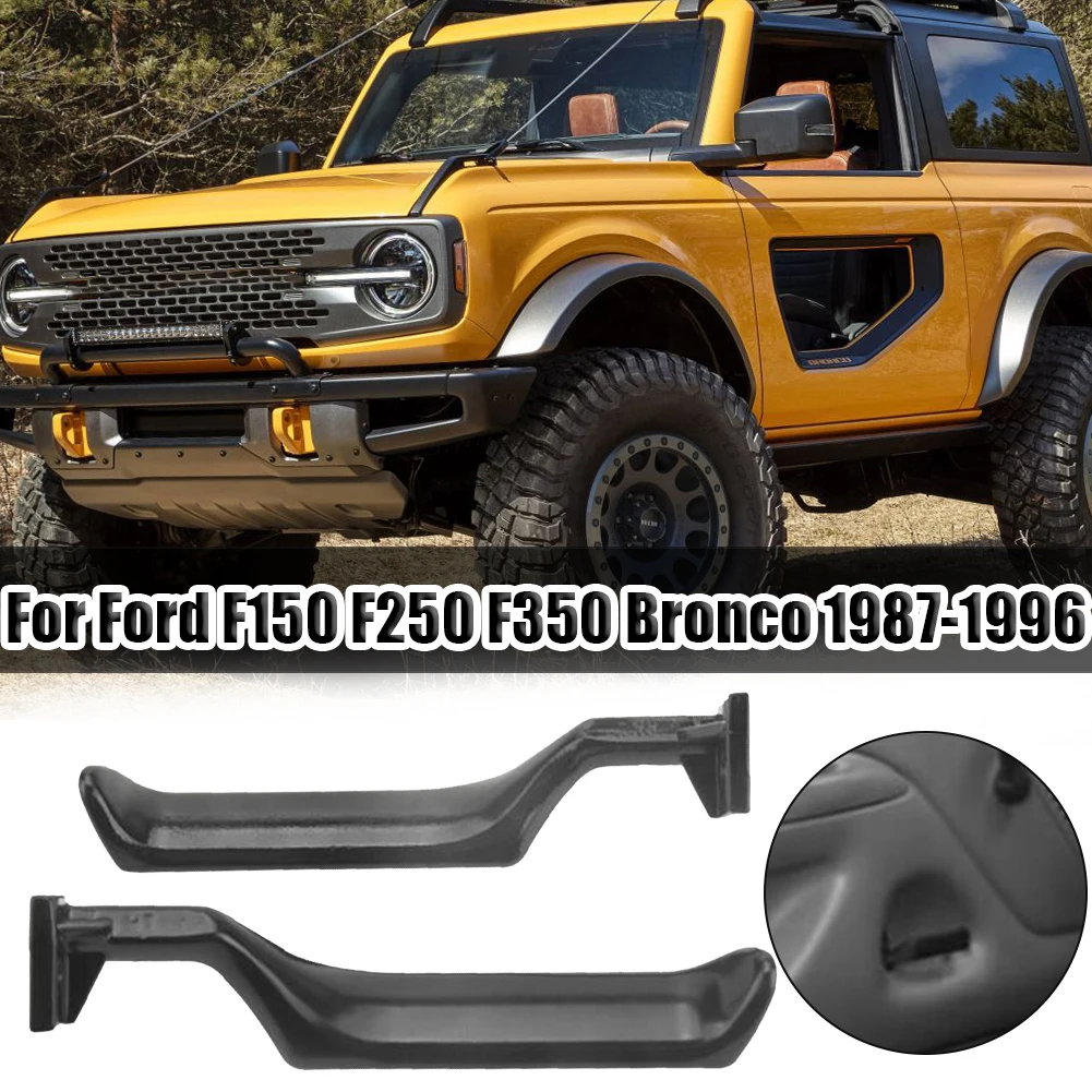 

Pair Set Door Handle Metal Interior LH & RH For Ford F150 F250 F350 Bronco 87-96 E7TZ1522601A Car Replacement Parts