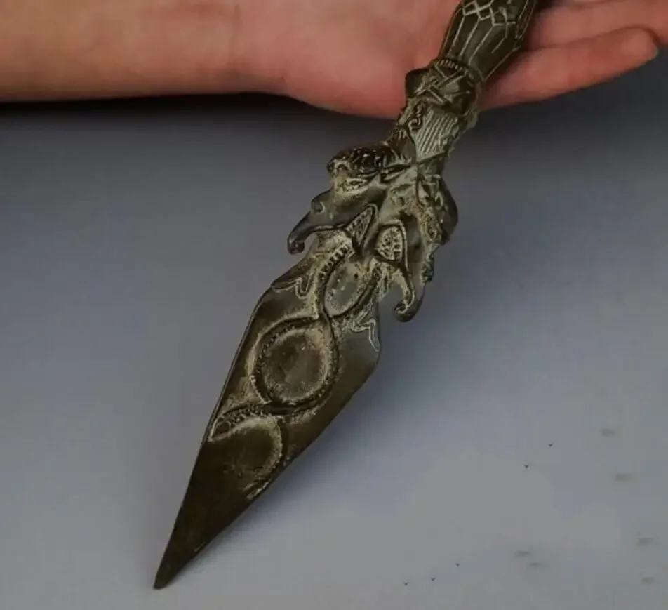 Волшебная посуда из чистой меди украшения голова лошади король Мин Пуба Ваджра