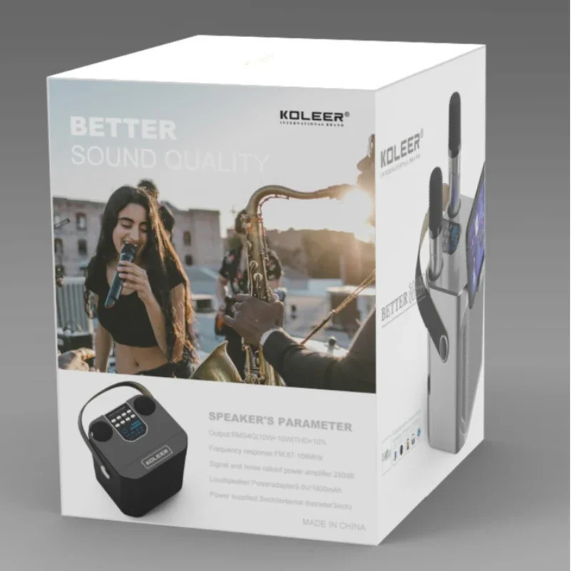 Bluetooth-колонки сабвуфер портативный Soundcore караоке беспроводной USB мини-рог шейкер