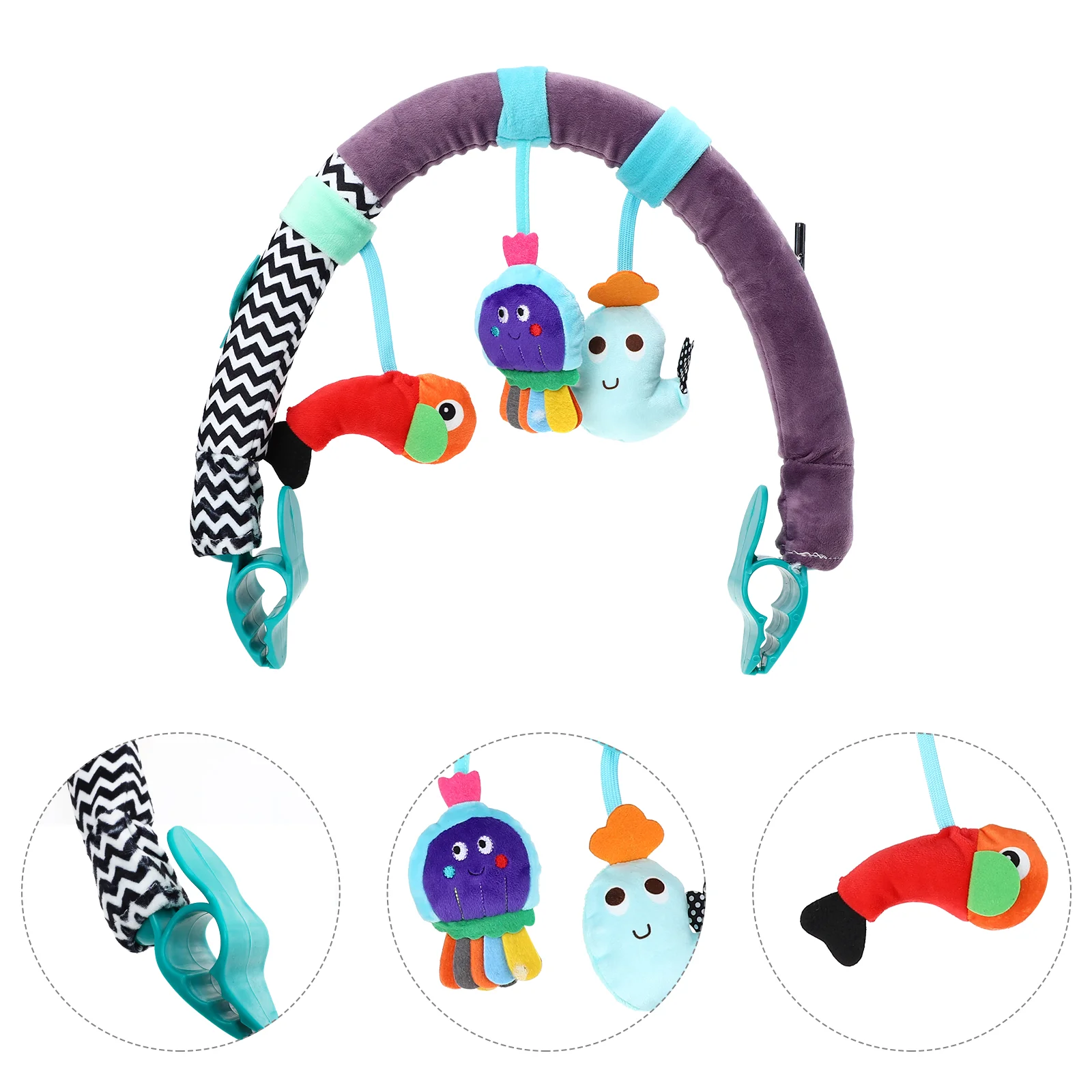 

Baby Crib Stroller Hanging Cartoon Crib Around Hanging Rattles