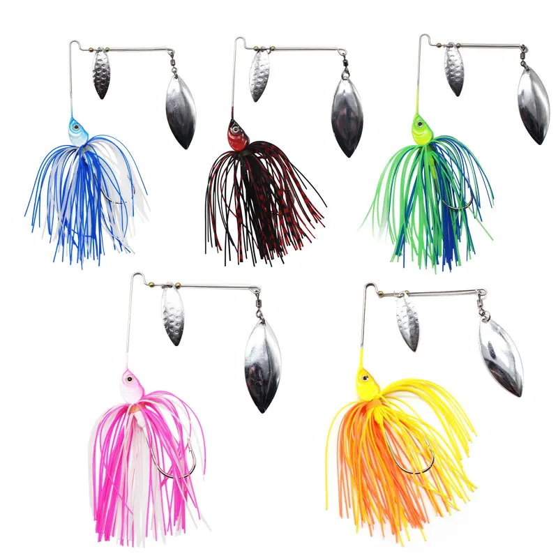

4Pcs/8Pcs Fishing Lure Wobbler Lures Spinners Spoon Bait For Pike Peche Tackle All Artificial Baits Metal Sequins Spinnerbait