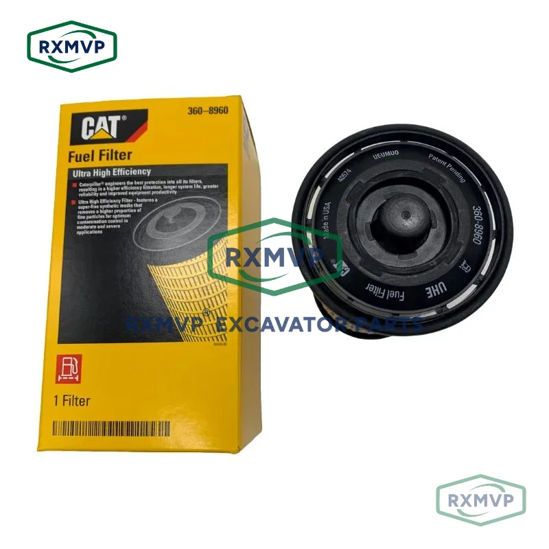 Топливный фильтр для двигателя Caterpillar C4.4 C6.6 C7.1 360-8960 сепаратор масла и воды