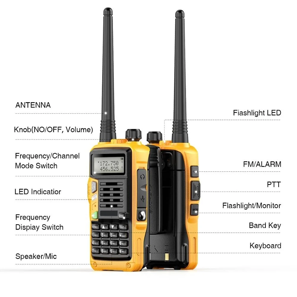 BaoFeng UV-S9 Plus Powerful Walkie Talkie CB Radio Transceiver 8W/10W 10km Long Range Up Of UV-5R Portable Ham Two Way Radio