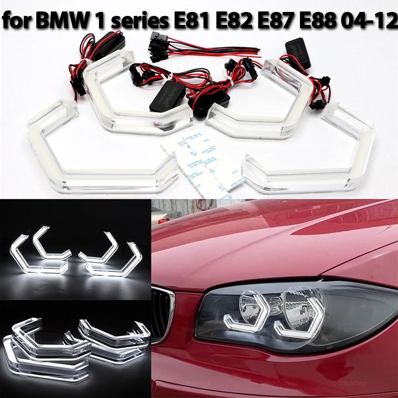 

LED Angel Eyes M4 Style DRL Halo Rings for BMW 1 series E81 E82 E87 E88 116i 118i 120i 125i 128i 130i 135i 116d 118d 2004-13