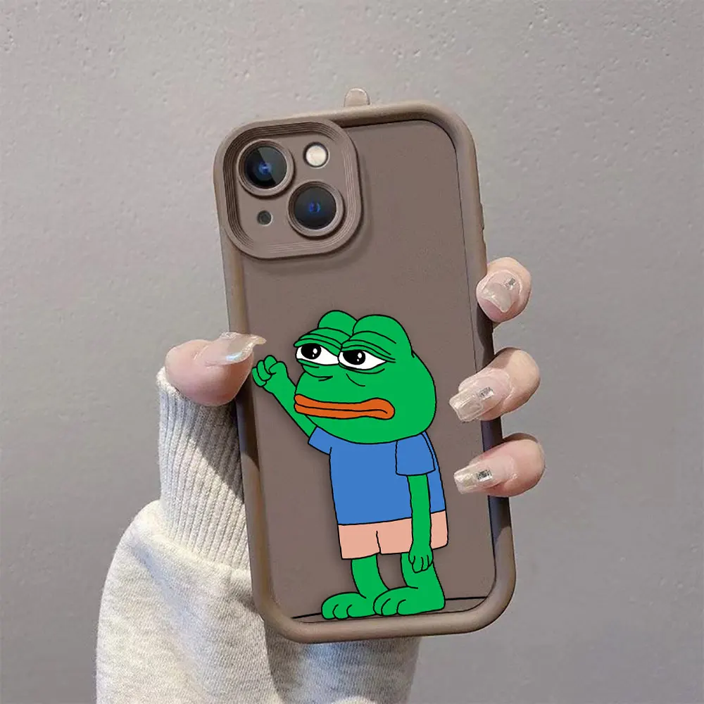 Чехол с рисунком лягушки для REALME C21Y C25Y C30 C33 C35 C53 C55 C63 C64 C65 C67 5 5I 7I 8 GT 3 6 11 12