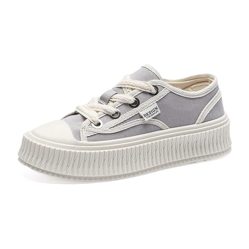 

Hot Sale Student Canvas Shoes Fashion Lace-Up Designer Casual Shoes