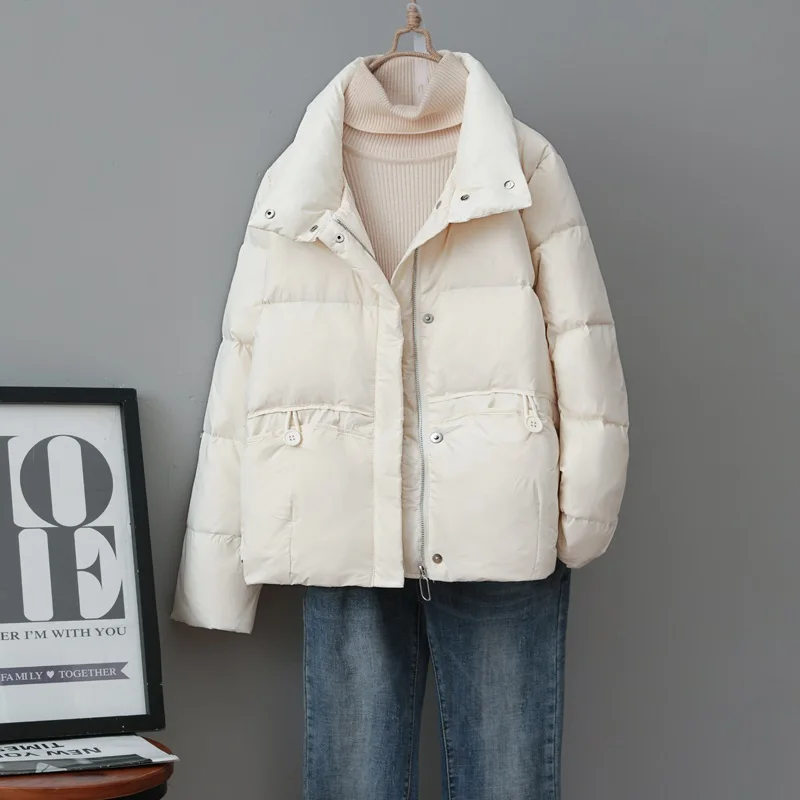 New Women Down Jacket Casual Style Autumn Winter Coats And Parkas Female Outwear