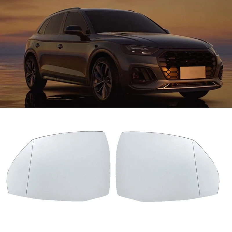 

1 Pair Front Heated Rear View Mirror For Q5 2015-2017 Q7 2017-2021 4M0857536