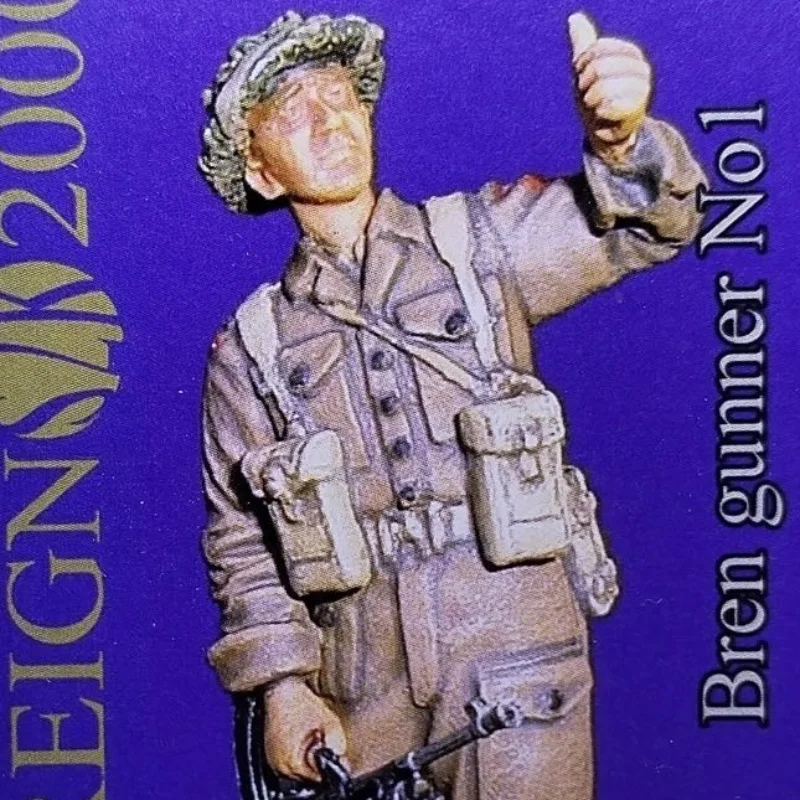 

Литая Бриллиантовая модель в масштабе 1/35, разборная и Неокрашенная Миниатюрная модель британской армии Второй мировой войны