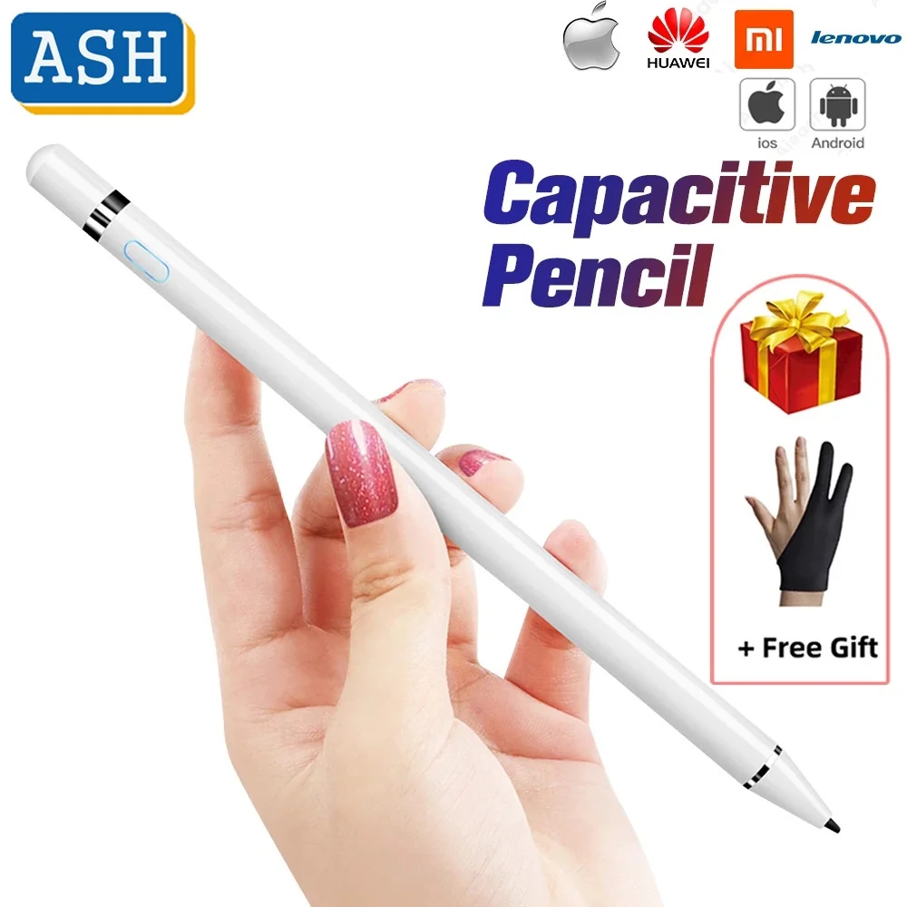For Ipad Air 5th Air 4 3 2 1 Mini 6 5 9.7 2018 2017 Pro 12.9 11 10.5 Active Stylus Pen Touch Pen With Dual Touch