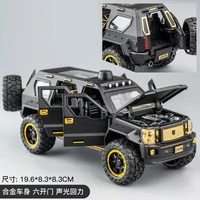 124 chariot george patton car model armored vehicle alloy diecast kids toy car pull back boy car off road children gift
