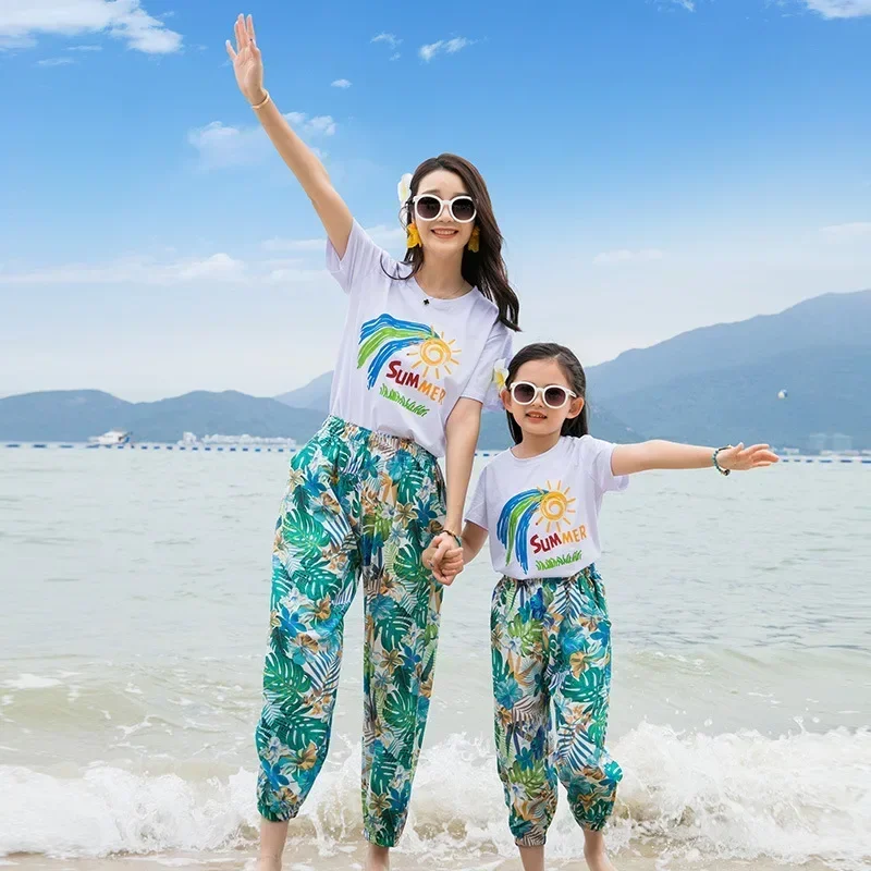 Комплект одежды ICJAEHAO для семьи из полиэстера