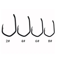 1050pcs fishing hooks high carbon steel carp fishing v curve barbed hook catfish fishhook 2468 iscas pesca tackle accessory