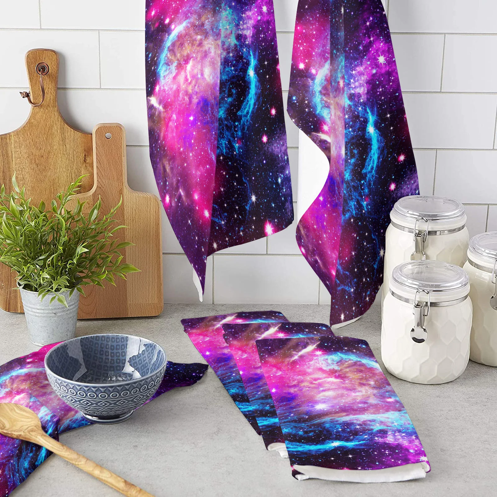 

Кухонное полотенце из микрофибры «Вселенная звездное небо»