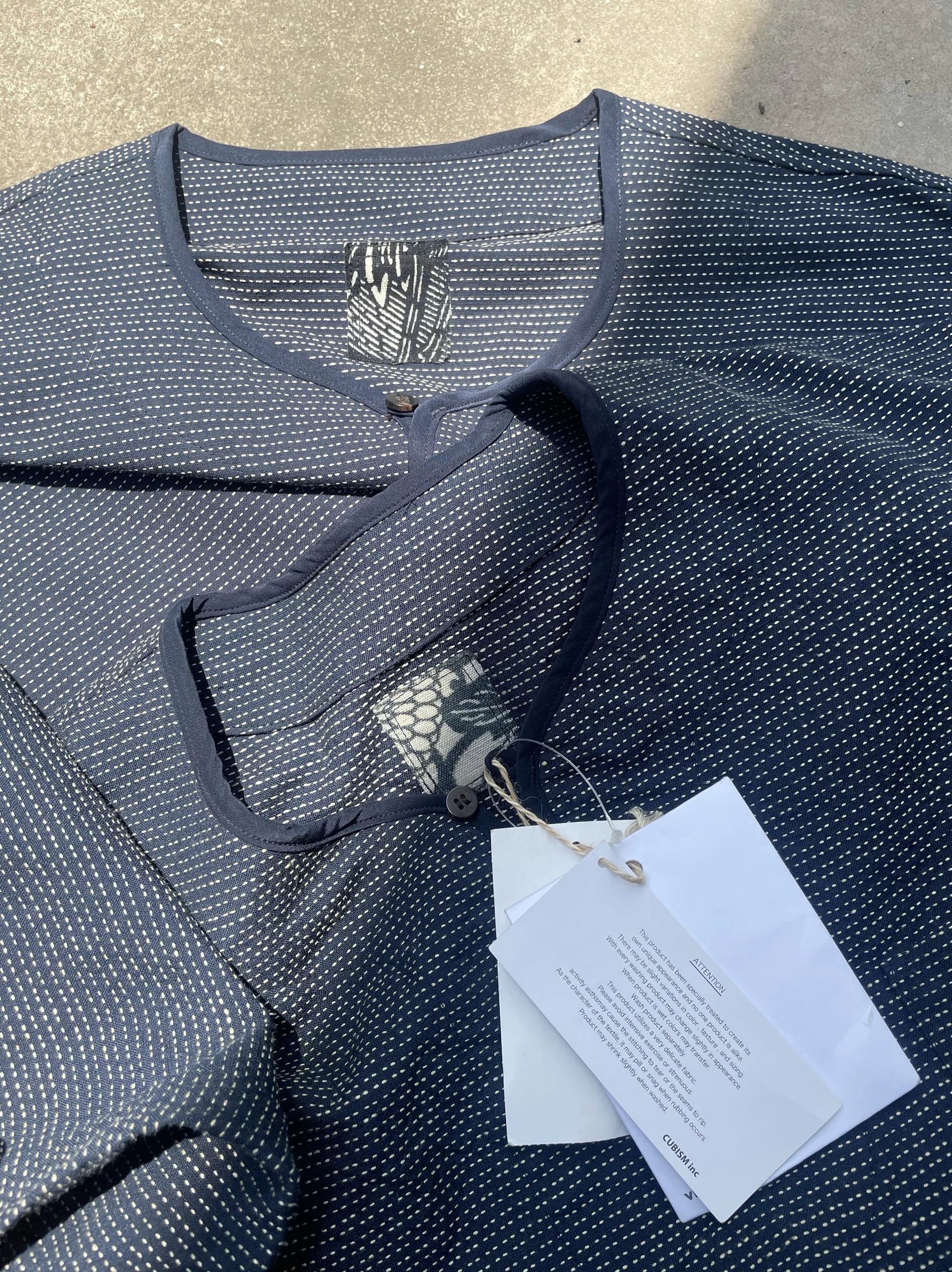 Фото Новая модель 2026 VISVIM ICT TUNIC P.O. Рубашка с длинными рукавами Thorn Kendo для людей, увлекающихся кэндо. №4