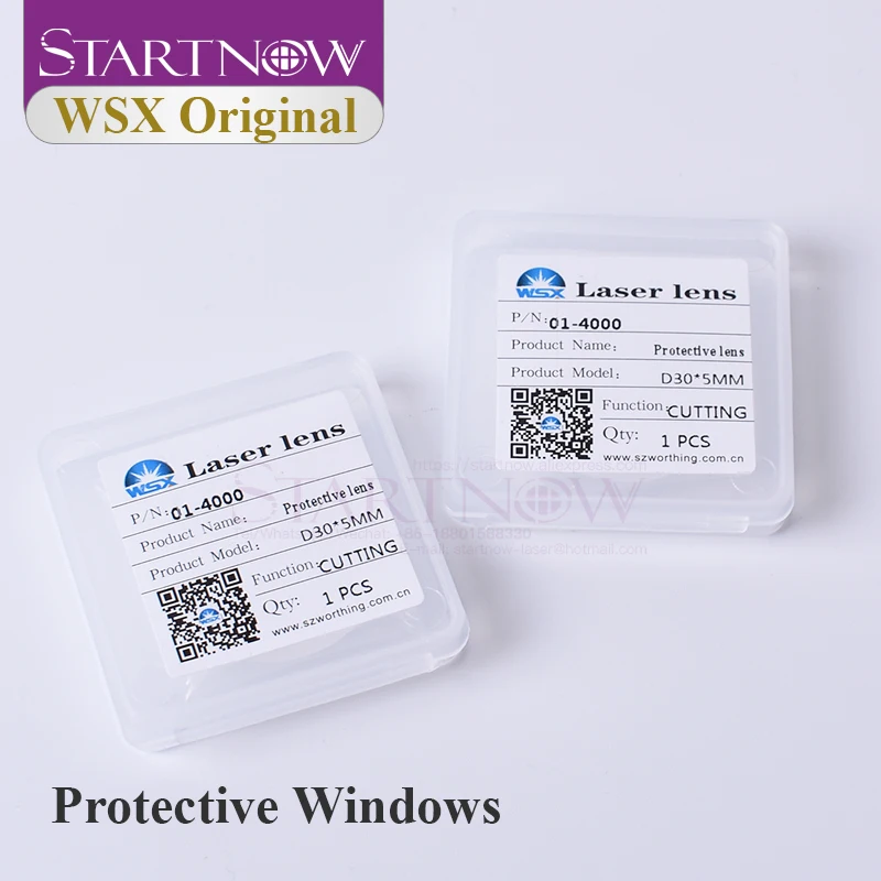 Оригинальный защитный объектив Startnow 20x2 мм 4 кВт 1064 нм лазерный Windows 30x5 для