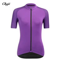 cheji cycling clothing bicycle womens summer short sleeved top road cycling shirt slim fit and increase the temperament