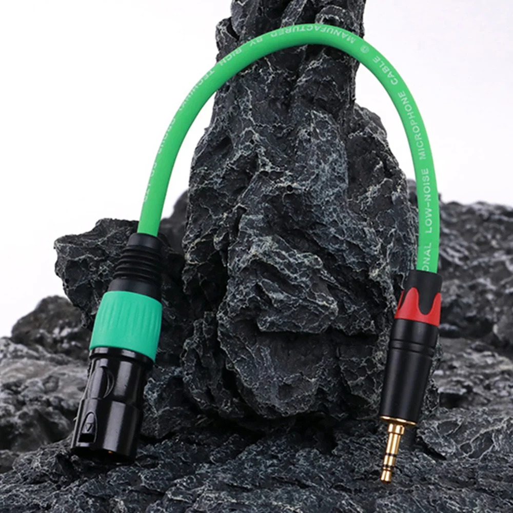 Фото Кабель со штекером XLR на штекер 3,5 мм, со штекером AUX 3,5 мм на штекер 3Pin XLR, для компьютера, SLR камеры, смесителя для записи №4
