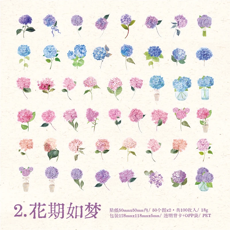 

Набор наклеек Yoofun 100 шт.