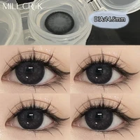 mill creek 1 pair color contact lenses for men women myopia prescription eyes contact lens beauty pupil yearly use fast shipping