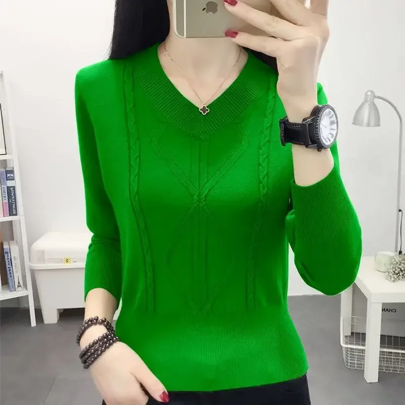 Женский модный стильный осенне-зимний трикотажный Универсальный укороченный