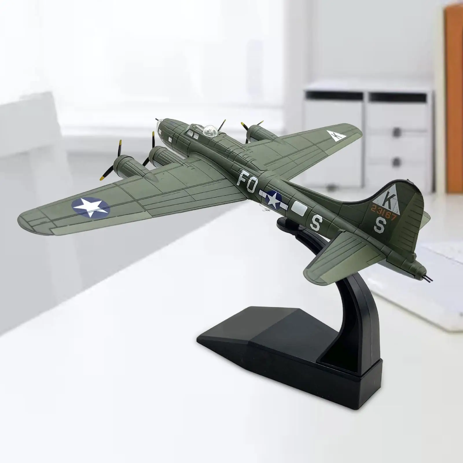 

1: 144 Alloy US B 17 Aircraft Model Miniature Aviation Collectibles