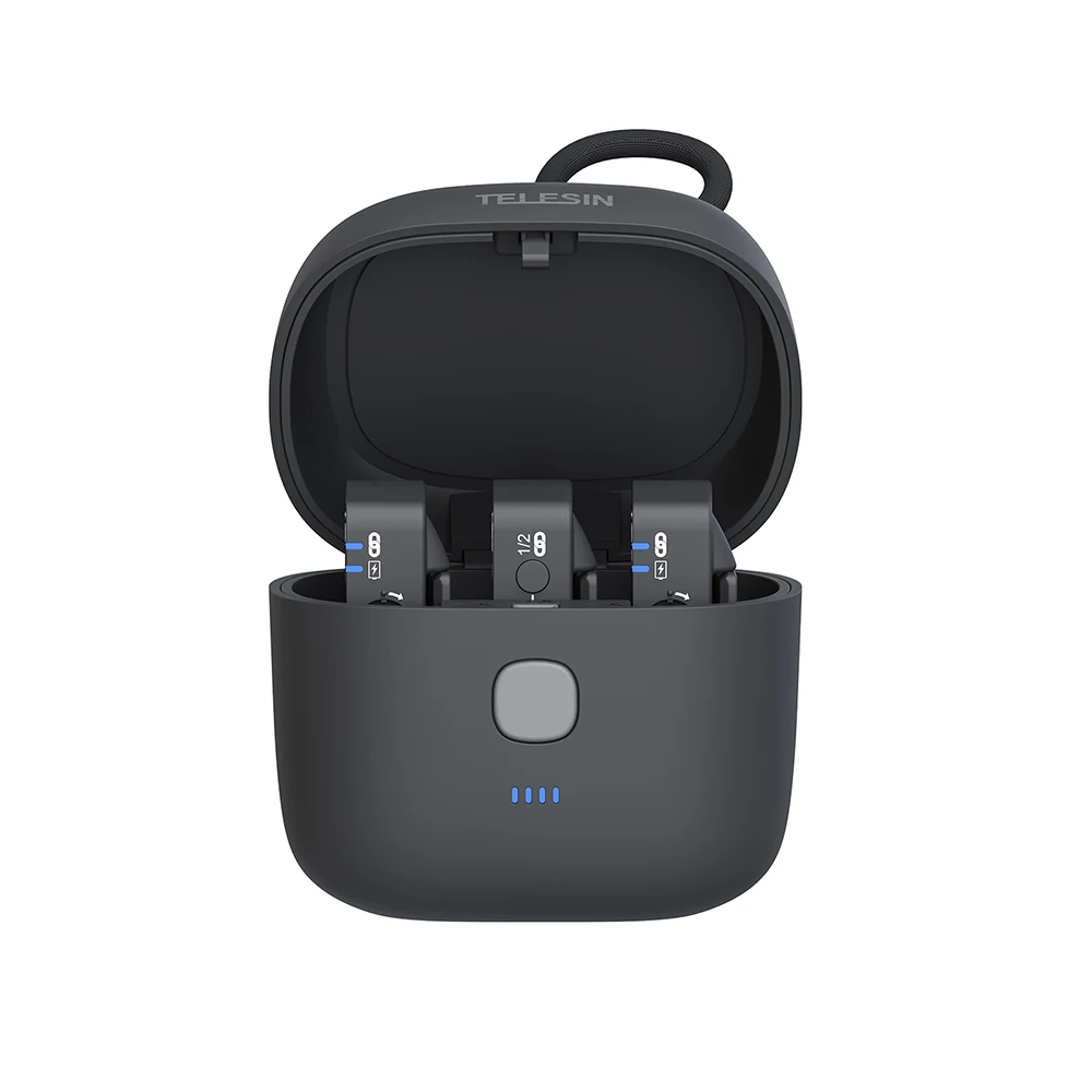 

Telesin Charging Box for Rode Wireless GO I II Microphone with 4000mAh Built-in Battery Portable Fast Charger