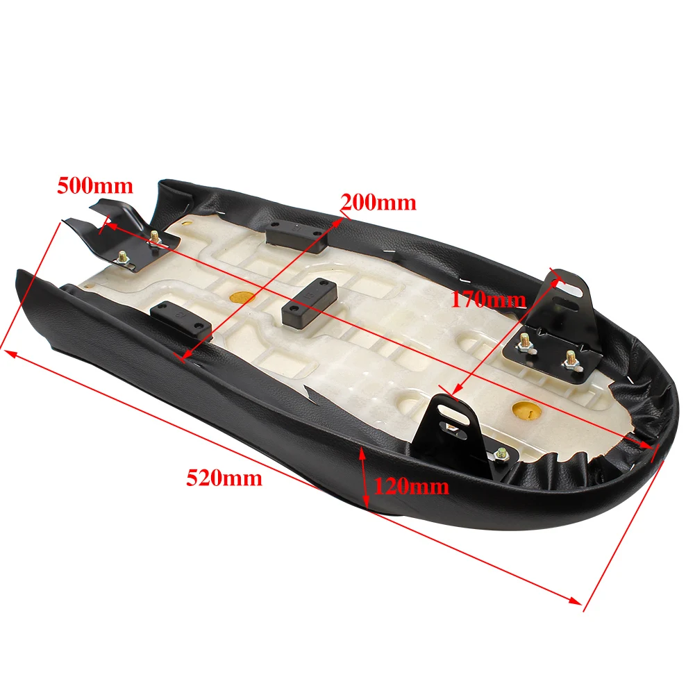 Motorcycle Retro Seat Vintage Hump Cafe Racer Saddle Scramble Flat Pan For Honda CG125 CB350 CB400 CB500 CB750 SR400 XJ XS |