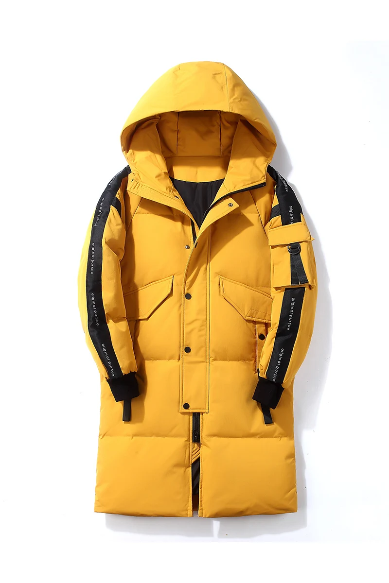 2021 Teens New Winter Men's Down Jacket Stylish Male Down Coat Thick Warm Man Clothing Brand Men's Apparel Warm Parka