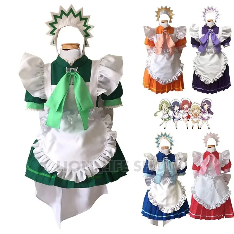 Фото Tokyo Mew Mew Momomiya Ichigo платье горничной Midorikawa Retasu карнавальный костюм игра японский наряд кофе Лолита мульти-стиль gdk №1